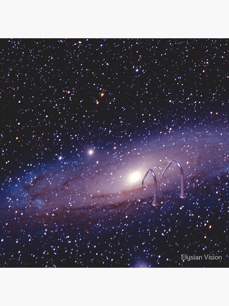 Thumbnail 4 of 4, Pillow, Milky Way Galaxy Pool designed and sold by RiddhiShah.