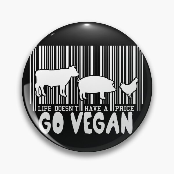 Item preview, Go Vegan for the Animals designed and sold by nanogarbanzo.