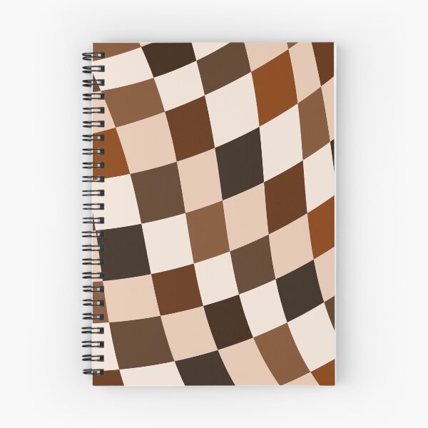 Item preview, Brown Checkered Wavy Pattern designed and sold by likebakerdo.