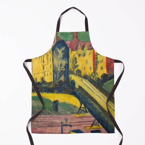 Item preview, Expressionist Painting Ernst Ludwig Kirchner's View from the Window (1914) designed and sold by Designedbysm.