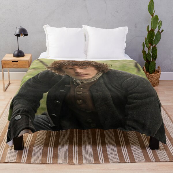 Outlander Jamie Fraser new -  Throw Blanket for Sale by manisanjuikx