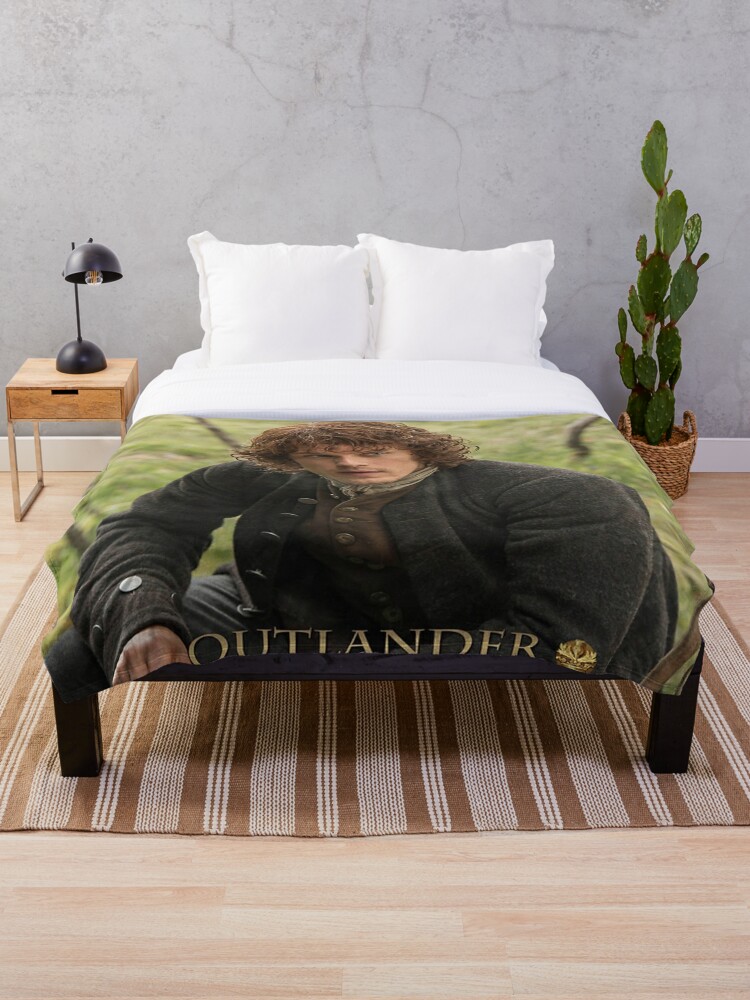 Outlander Jamie Fraser new -  Throw Blanket for Sale by manisanjuikx