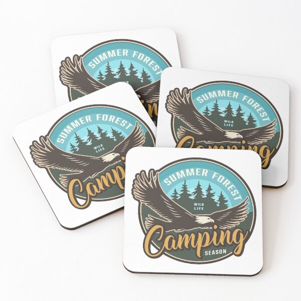 Item preview, Summer Forest Wildlife Camping Season designed and sold by Vector Scout Lab.