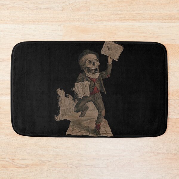 Item preview, Macabre Aesthetics: Skeleton Selling Papers designed and sold by Naturalist Prints.