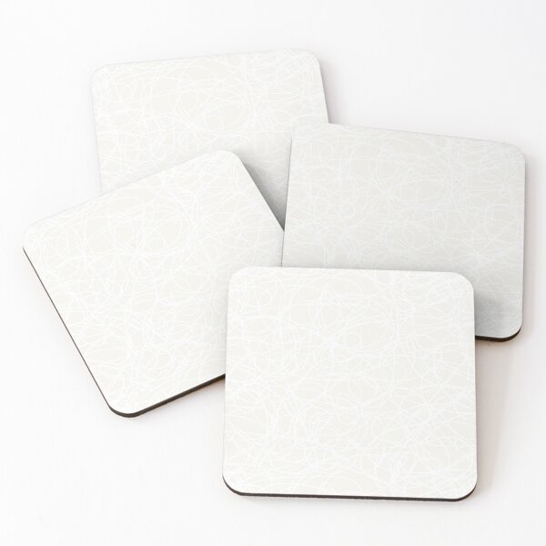 Item preview, Off White and White Scribble Mosaic Pattern Pairs Sherwin Williams 2022 Popular Color High Reflective White SW 7757 designed and sold by ColorOfTheYears.