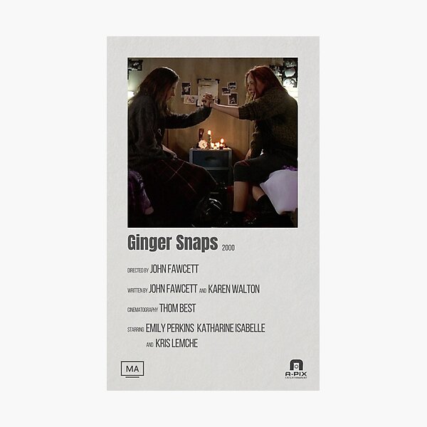 Ginger Snaps (2000) movie poster Photographic Print