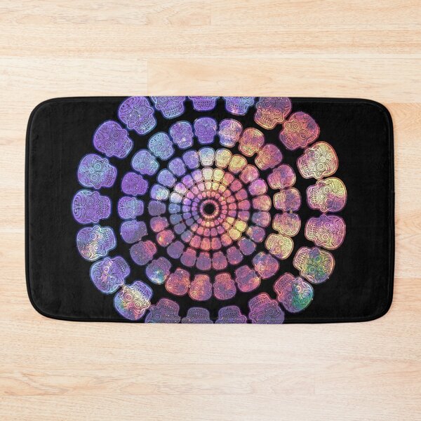Item preview, Concentric Halloween Skull Circles - Psychedelic Space designed and sold by Chubuter.