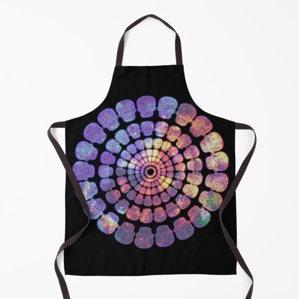Item preview, Concentric Halloween Skull Circles - Psychedelic Space designed and sold by Chubuter.