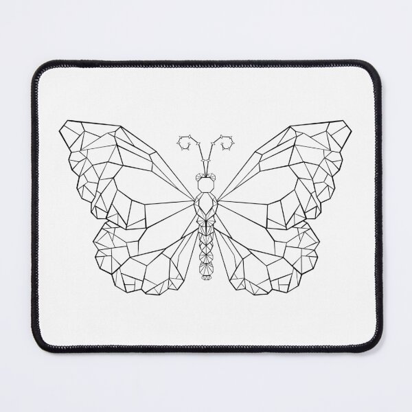 Item preview, Polygonal Butterfly Monarch designed and sold by Blackmoon9.