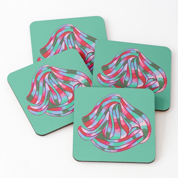 Item preview, flowing blended lines bright colors abstract expressionist designed and sold by DKVanOss.