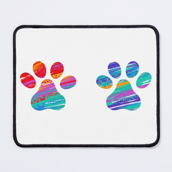 Item preview, Two Cats Colorful Paws designed and sold by Blackmoon9.