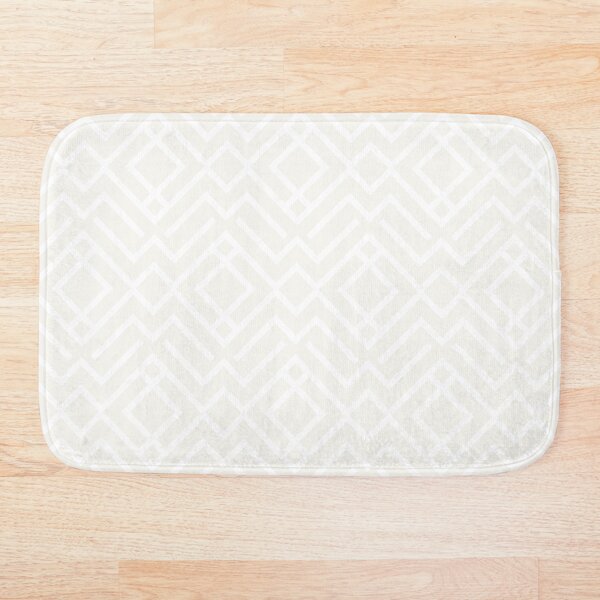 Item preview, Off White and White Diamond Shape Pattern Pairs Sherwin Williams 2022 Popular Color High Reflective White SW 7757 designed and sold by ColorOfTheYears.