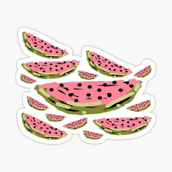 Watermelon Summer pattern Sticker