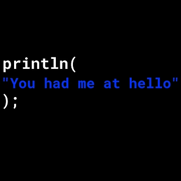 Artwork thumbnail, Computer Geek You Had Me At Hello by ComputerGeeksTs