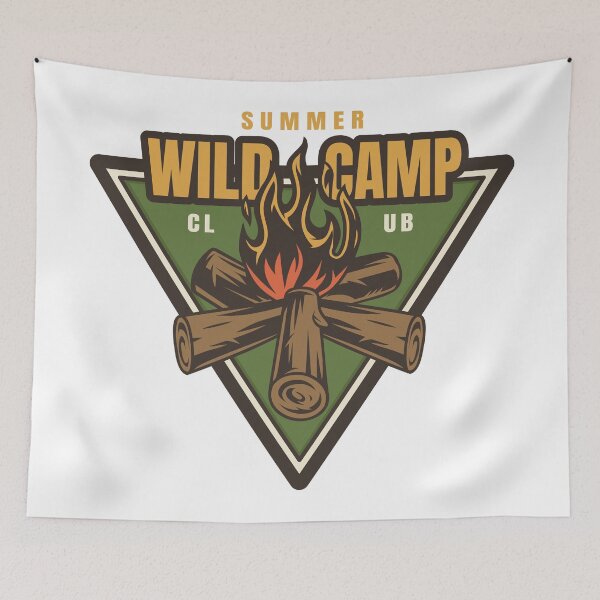 Item preview, Summer Wild Camp designed and sold by Vector Scout Lab.