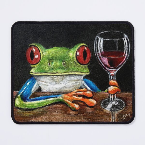 Artikelvorschau, Cabernet Frosch entworfen und verkauft von GardenPartyArt.