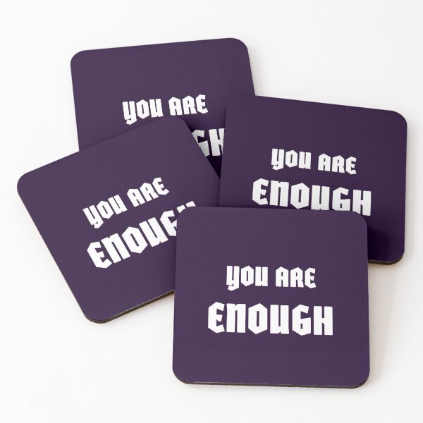 Item preview, You Are Enough Inspirational Quote designed and sold by chahakisha.