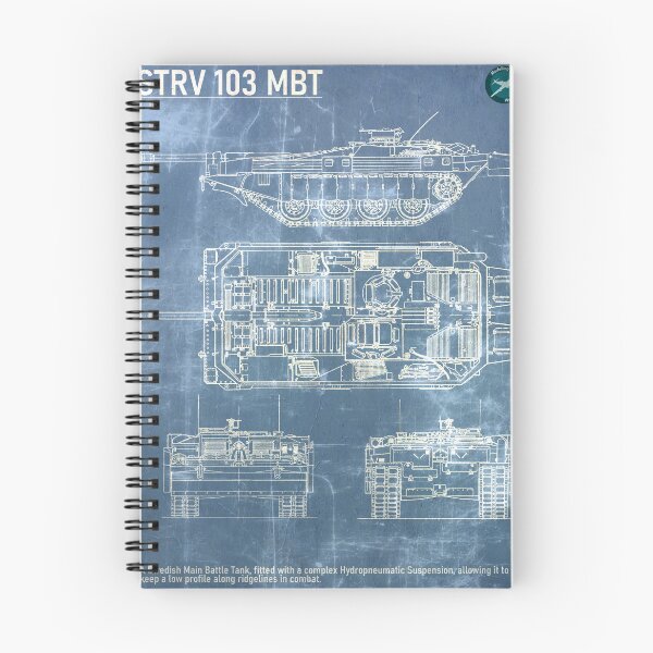 Item preview, Strv. 103 Blueprint (AVAILABLE ON CLOTHING)  designed and sold by MW-Official.