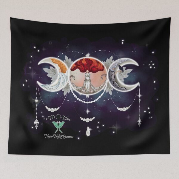 Item preview, The Maiden The Mother The Crone  designed and sold by MoonMothKreativ.