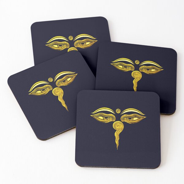 Item preview, Buddha Face - Gold Effect designed and sold by kernowerno.