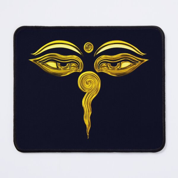 Item preview, Buddha Face - Gold Effect designed and sold by kernowerno.