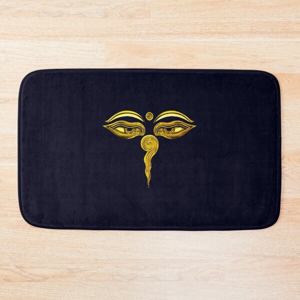 Item preview, Buddha Face - Gold Effect designed and sold by kernowerno.