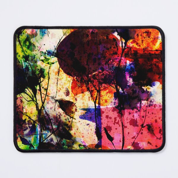 Item preview, bold abstract with flowers designed and sold by clemfloral.