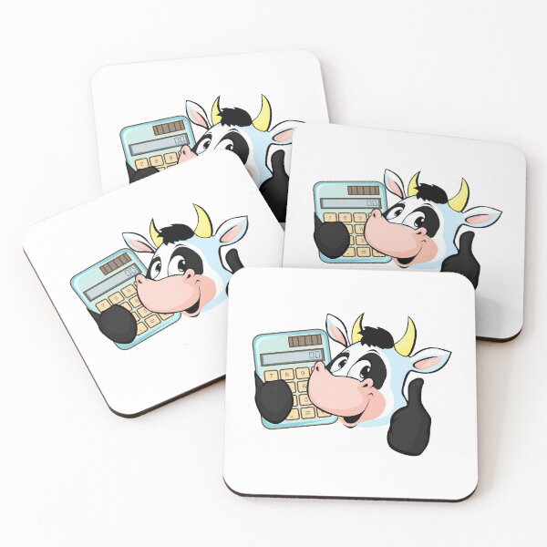 Item preview, Cowculator cow T-shirt. cow pun shirt, calculator shirt T-Shirt designed and sold by dearlydesigns.