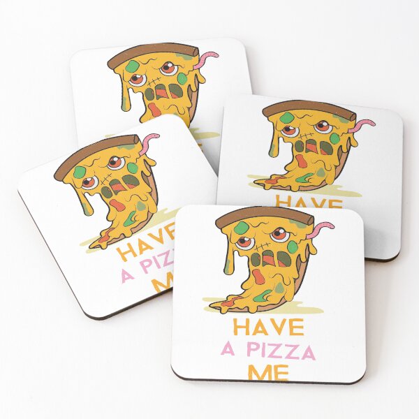 Item preview, Cute but Creepy Kawaii Zombie Food Pizza designed and sold by MimsTees.