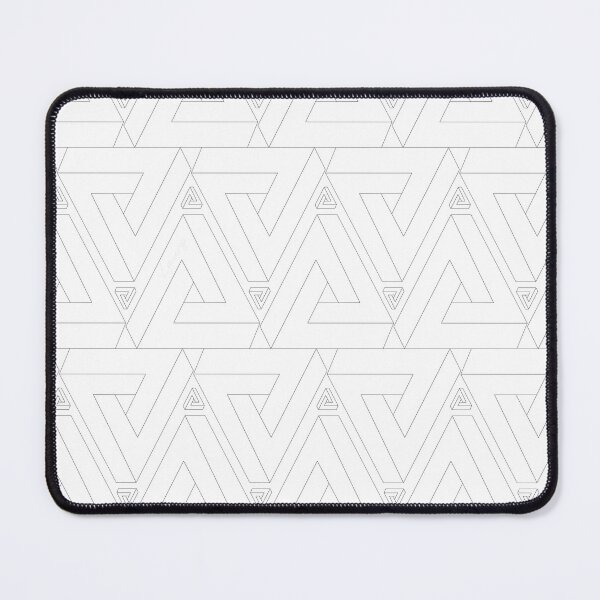 Item preview, Penrose Triangle Pattern -  Clear (PT-C) © (on WHITE) © designed and sold by DesignsByLawerg.