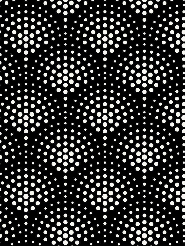 Aperçu 5 sur 5. Robe trapèze avec l'œuvre Off White and Black Polka Dot Scallop Pattern Pairs Sherwin Williams 2022 Popular Color High Reflective White SW 7757 créée et vendue par ColorOfTheYears.