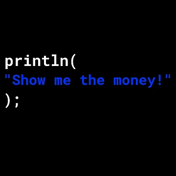 Artwork thumbnail, Computer Geek Show Me The Money! by ComputerGeeksTs