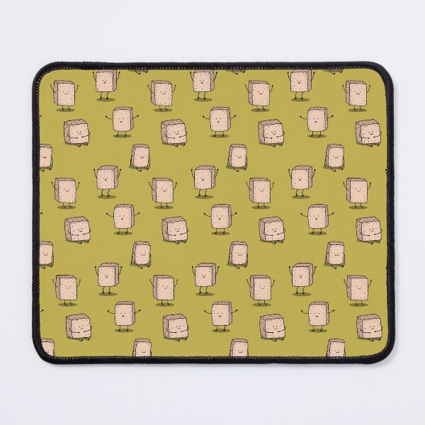 Item preview, Tofu with faces pattern designed and sold by elysialucas.