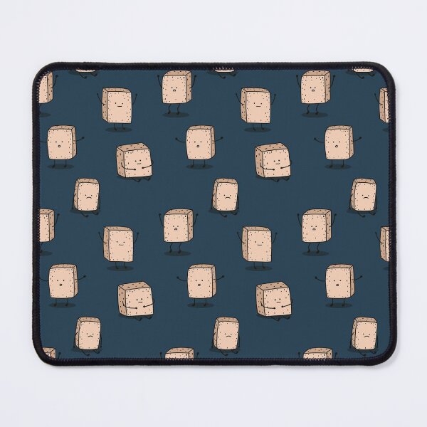 Item preview, Tofu with faces pattern designed and sold by elysialucas.