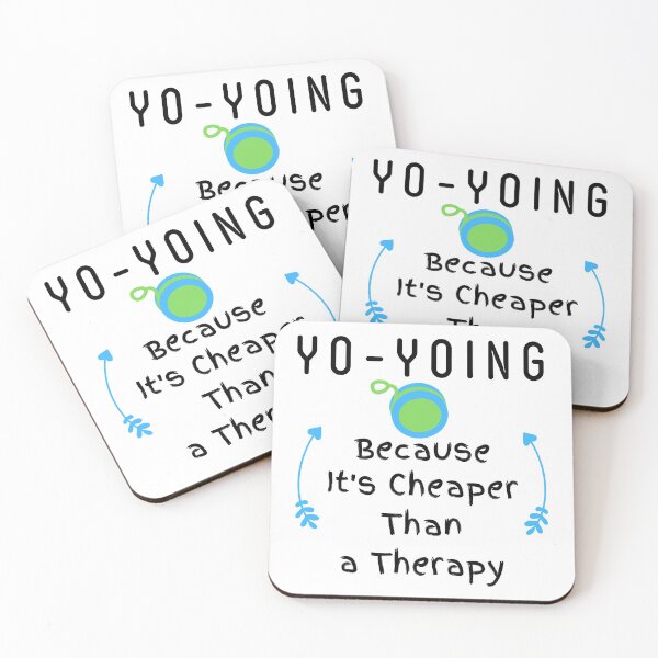 Item preview, Yo-Yoing Because It's Cheaper Than a Therapy Funny T-shirt men gift women gift designed and sold by InnovantDesigns.
