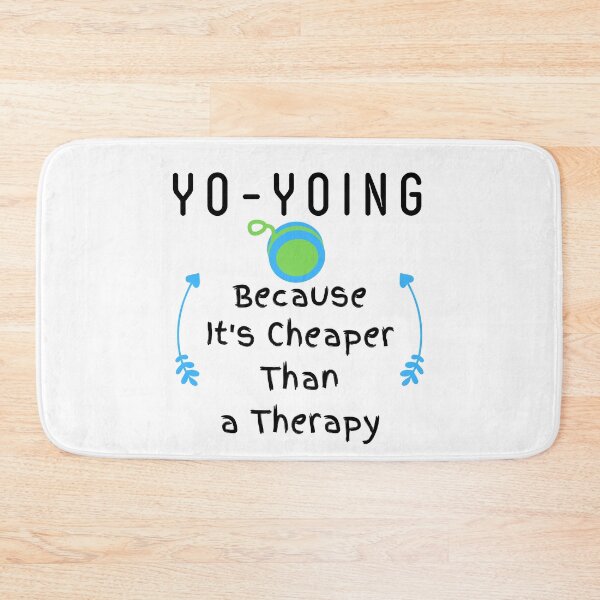Item preview, Yo-Yoing Because It's Cheaper Than a Therapy Funny T-shirt men gift women gift designed and sold by InnovantDesigns.