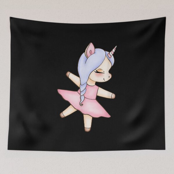 Item preview,  Rainbow Ballerina Ballet Dancer Cute Unicorn designed and sold by caral8.