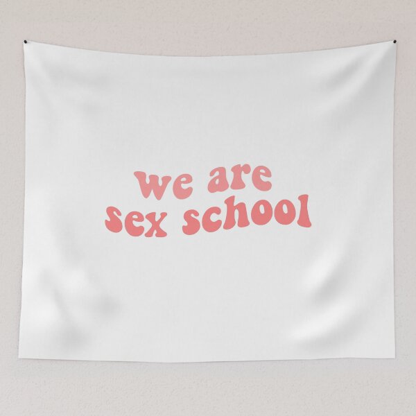 Item preview, we are sex school (sex education season 3) moordale sparkside academy netflix tv show pink designed and sold by emcazalet.