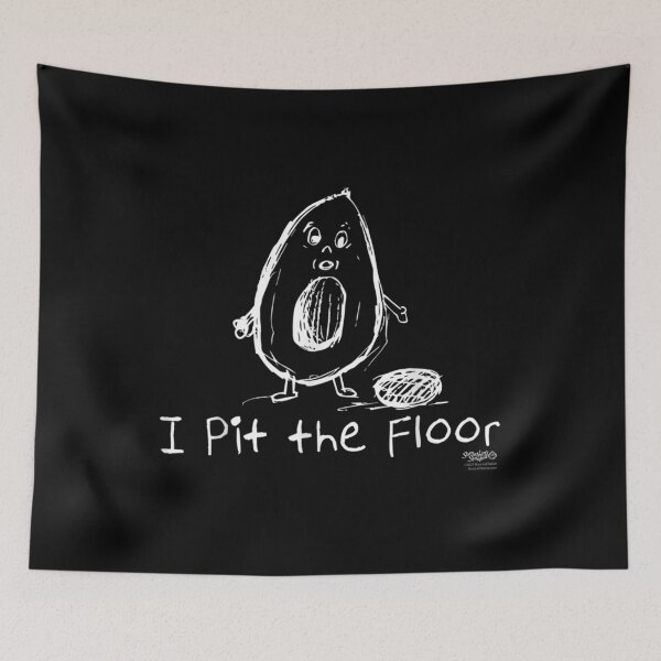 Item preview,  Pit Floor Funny Dad Joke Word Design designed and sold by caral8.