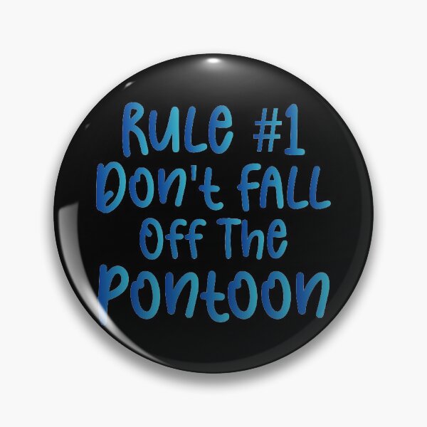 Item preview, Rule #1 don't fall off the pontoon - Sailing Sailor Sarcastic Funny Hilarious Present For Mom, Dad , Girlfriend Or Boyfriend designed and sold by Aymanclothings.