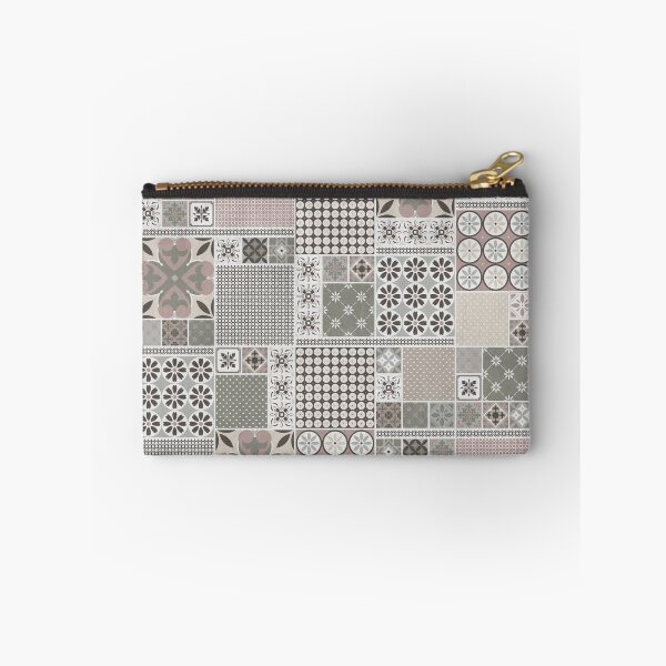 Item preview, Alhambra Tiles Mauve Grey Beige White designed and sold by Delinda Graphic Studio.