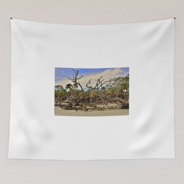 Item preview, Hunting Island Driftwood Beach Beaufort SC designed and sold by LisaWootenPhoto.