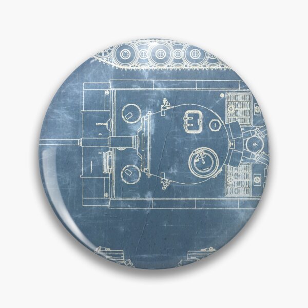 Item preview, Tiger 1 Blueprint (AVAILABLE ON CLOTHING)  designed and sold by MW-Official.