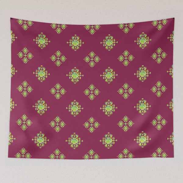 Item preview, Bright Truth Ornamental 1 on Deep Rose Repeat 5748 designed and sold by Art in My Loft.