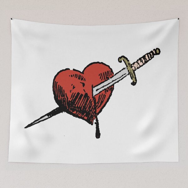 Item preview, Heart & dagger designed and sold by thatsit-itslit.