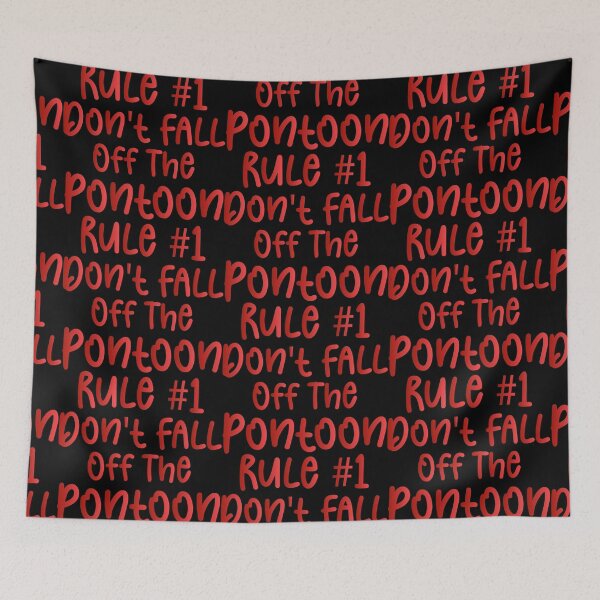 Item preview, Rule #1 don't fall off the pontoon - Sailing Sailor Sarcastic Funny Hilarious Present For Mom, Dad , Girlfriend Or Boyfriend designed and sold by Aymanclothings.