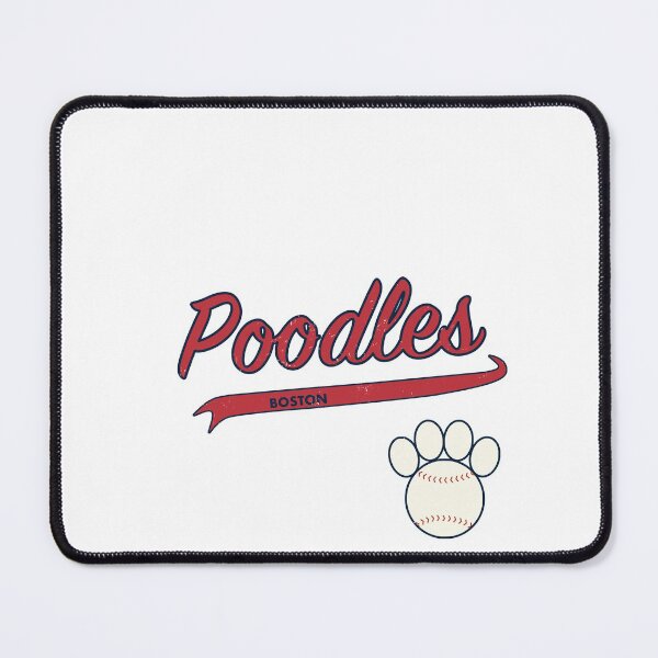 Item preview, Poodle BOSTON Baseball Script designed and sold by 8PawsStudio.