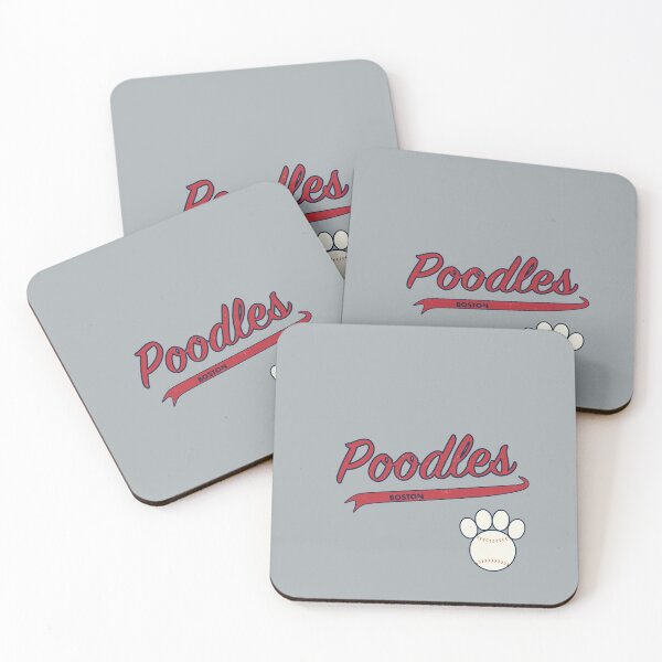 Item preview, Poodle BOSTON Baseball Script designed and sold by 8PawsStudio.