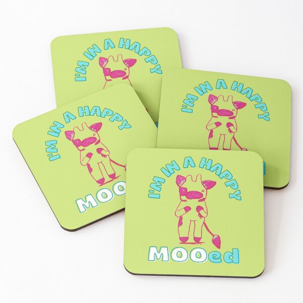 Item preview, I'm in a Happy MOOed  - Funny Quote designed and sold by RudeBeeDesigns.
