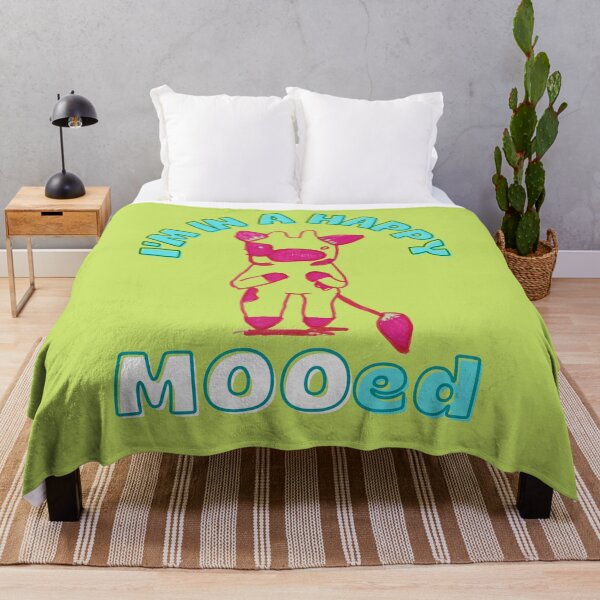 Item preview, I'm in a Happy MOOed  - Funny Quote designed and sold by RudeBeeDesigns.